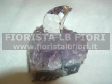 Ametista con cristallo swarovski