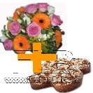 Bouquet fiori misti + colomba