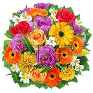 Bouquet colorful flowers