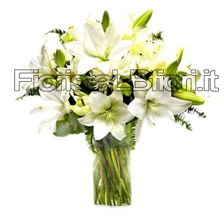 Mazzo di fiori con lilium