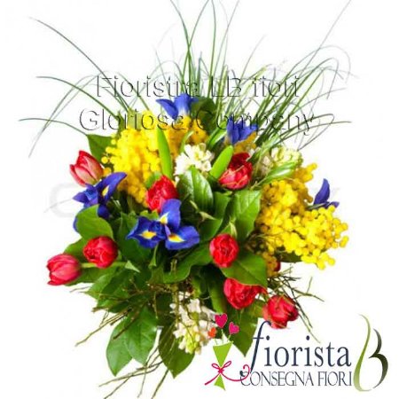 BOUQUET MISTO CON MIMOSA