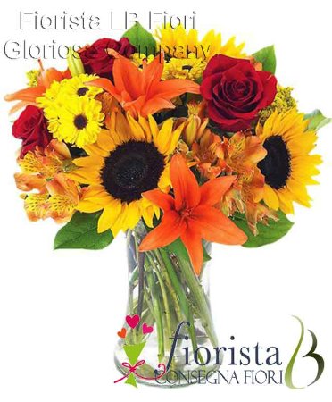  BOUQUET FIORI ASSORTITI IN TONALITA´