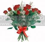 CONSEGNA ROSE ROSSE A DOMICILIO - MAZZO DI ROSE ROSSE A GAMBO LUNGO