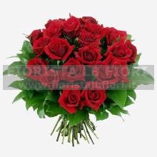 Medium-stemmed red roses, over medium-stemmed red roses in a day