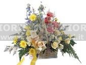 Cesto di fiori per funerale