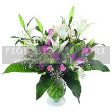 Bouquet lilium e rose