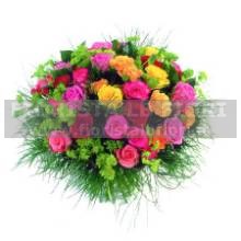 Bouquet di rose multicolore