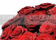 Mazzo di rose rosse a gambo lungo